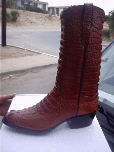 Botas Nueva Vizcaya™ Cognac Gator Boot Botas Nueva Vizcaya™ Cognac Gator Boot
